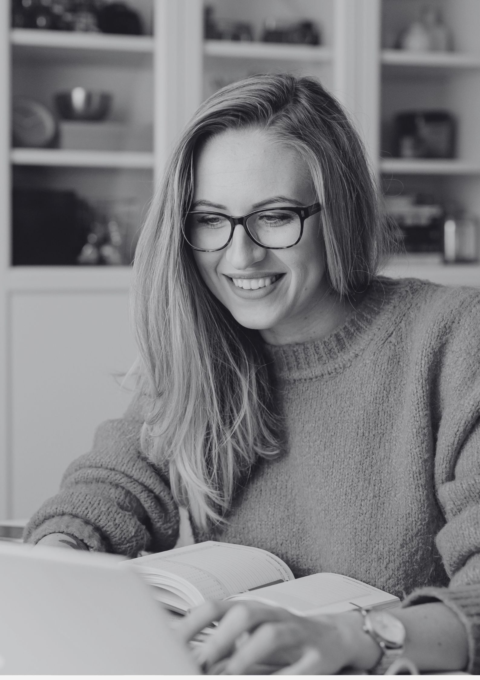 Brown and White Modern About Me Poster